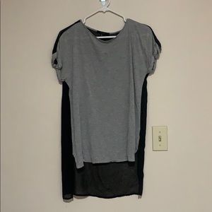 Forever 21 grey and black T-shirt